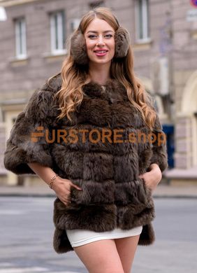 фотогорафия Теплые меховые ушки, демисезонный головной убор в магазине женской меховой одежды https://furstore.shop