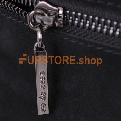 фотогорафия Сумка de esse L53061-1YB Черная в магазине женской меховой одежды https://furstore.shop