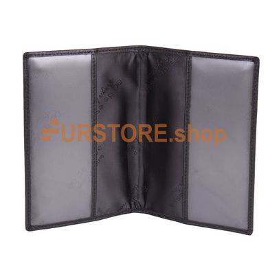 фотогорафия Обложка для паспорта de esse LC14011-X51 Черная в магазине женской меховой одежды https://furstore.shop