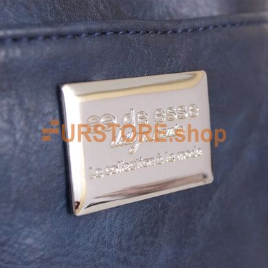фотогорафия Сумка de esse DS30015-61 Синяя в магазине женской меховой одежды https://furstore.shop