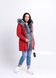 photo Red parka with fur of polar fox in the women's furs clothing web store https://furstore.shop
