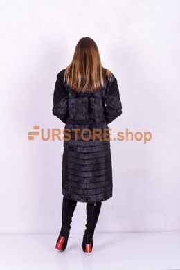 photographic Classic women's fur coat from sheared nutria in the women's fur clothing store https://furstore.shop