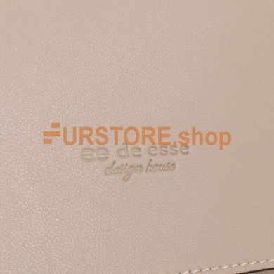 фотогорафия Сумка de esse DS12682-916 Бежевая в магазине женской меховой одежды https://furstore.shop