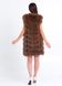 фото Песцева жилетка з натурального хутра кольору какао в онлайн крамниці жіночого одягу https://furstore.shop