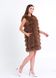 photo Arctic vest made of natural cocoa fur in the women's furs clothing web store https://furstore.shop