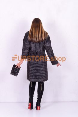 фотогорафия Шуба из стриженой нутрии, рукав трансформер в магазине женской меховой одежды https://furstore.shop