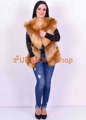 фотогорафія Хутряна жилетка з лисиці в онлайн крамниці хутряного одягу https://furstore.shop