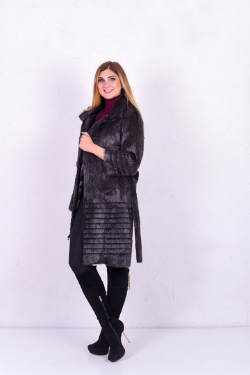 photographic Sheared nutria coat, sleeve transformer in the women's fur clothing store https://furstore.shop