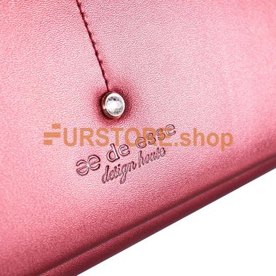фотогорафия Кошелек de esse LC16111-02 Красный в магазине женской меховой одежды https://furstore.shop