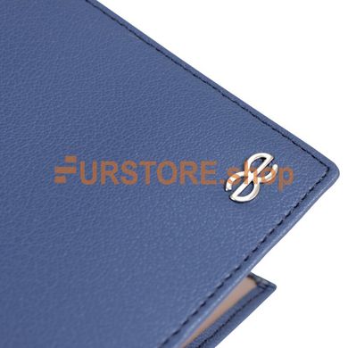 фотогорафія Обложка для паспорта de esse LC14011-X55 Синяя в онлайн крамниці хутряного одягу https://furstore.shop