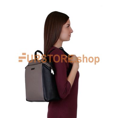 фотогорафия Сумка-рюкзак de esse D23016-475 Серая в магазине женской меховой одежды https://furstore.shop