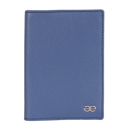 фотогорафия Обложка для паспорта de esse LC14011-X55 Синяя в магазине женской меховой одежды https://furstore.shop