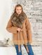 фото Женское пальто средней длины с мехом песца в интернет магазине магазине меха https://furstore.shop