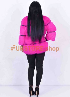фотогорафія Рожевий кожушок з хутра кроля в онлайн крамниці хутряного одягу https://furstore.shop