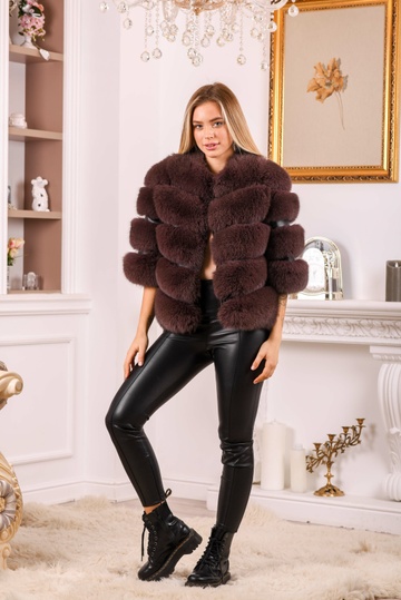 photographic Arctic fox fur coat like sable fur in the women's fur clothing store https://furstore.shop