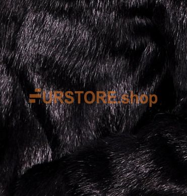 фотогорафия Меховая кулиска из нутрии с капюшоном, натуральный мех в магазине женской меховой одежды https://furstore.shop