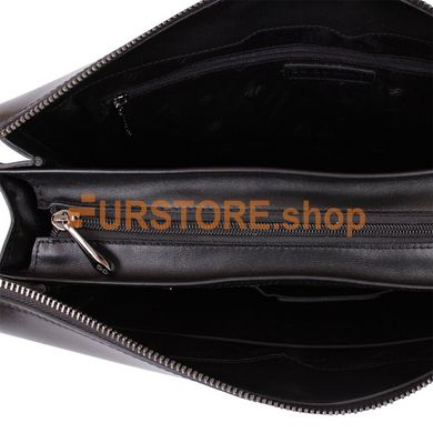 фотогорафия Портфель из натуральной кожи de esse LC45793X-24 Черный в магазине женской меховой одежды https://furstore.shop