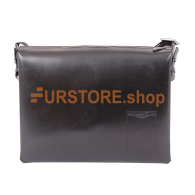 фотогорафия Портфель из натуральной кожи de esse LC45793X-24 Черный в магазине женской меховой одежды https://furstore.shop