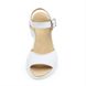 фото Белые кожаные босоножки TOPS | молодежная обувь в интернет магазине магазине меха https://furstore.shop