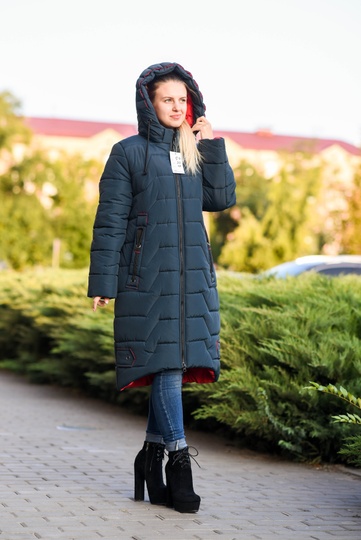 фотогорафія Батал пуховик для жінок великого розміру в онлайн крамниці хутряного одягу https://furstore.shop
