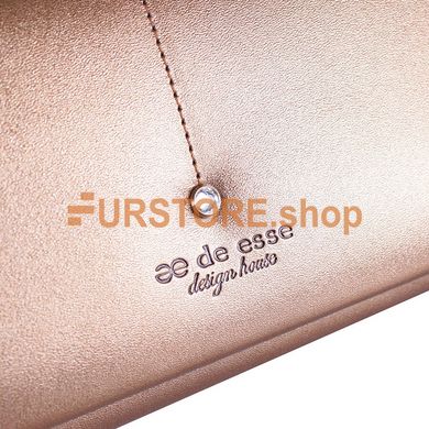 фотогорафия Кошелек de esse LC16111-016 Золотой в магазине женской меховой одежды https://furstore.shop