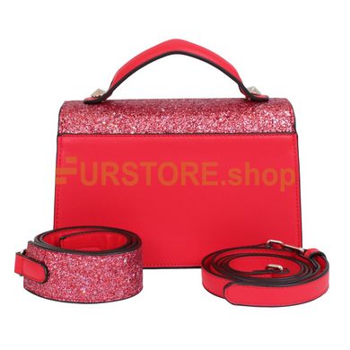 фотогорафия Сумка de esse DS34158-2 Красная в магазине женской меховой одежды https://furstore.shop