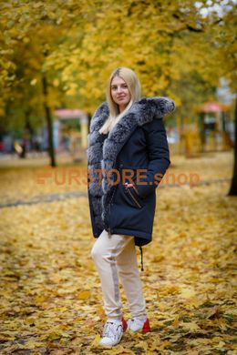 фотогорафія Зимова куртка парка з хутром під чорнобурку в онлайн крамниці хутряного одягу https://furstore.shop