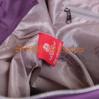 фотогорафия Сумка дорожная de esse BV09755-06 Фиолетовая в магазине женской меховой одежды https://furstore.shop
