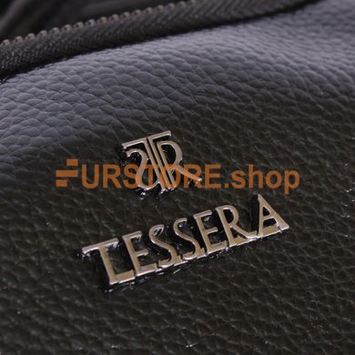 фотогорафия Сумка de esse T37515-1 Черная в магазине женской меховой одежды https://furstore.shop