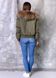 фото Жіноча куртка ХАКІ з хутром єнота в онлайн крамниці жіночого одягу https://furstore.shop