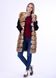 photo Fox fur vest with sleeves made of suede on a snake in the women's furs clothing web store https://furstore.shop