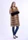 фото Меховая жилетка из лисы, с рукавами из замша на змейке в интернет магазине магазине меха https://furstore.shop