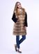 photo Fox fur vest with sleeves made of suede on a snake in the women's furs clothing web store https://furstore.shop