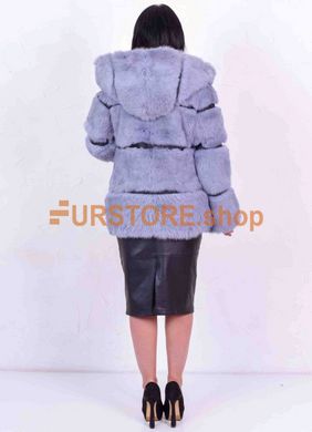 фотогорафія Жіночий кожушок з капюшоном довжина 65см в онлайн крамниці хутряного одягу https://furstore.shop