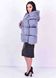 photo Female short fur coat with a hood length 65cm in the women's furs clothing web store https://furstore.shop