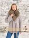 фото Жіноче пальто кольору лавандаз хутряним коміром в онлайн крамниці жіночого одягу https://furstore.shop