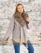 фото Жіноче пальто кольору лавандаз хутряним коміром в онлайн крамниці жіночого одягу https://furstore.shop
