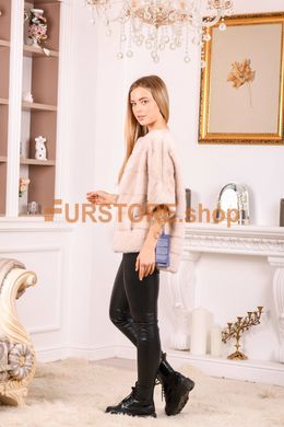 фотогорафия Меховой свитер из натуральной норки в магазине женской меховой одежды https://furstore.shop