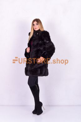 photographic Chocolate Rabbit Fur Coat in the women's fur clothing store https://furstore.shop