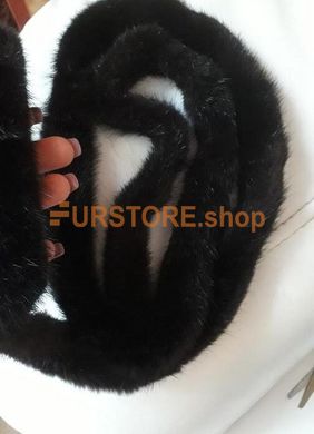 фотогорафия Пояс из наутрального меха стриженого под норку в магазине женской меховой одежды https://furstore.shop