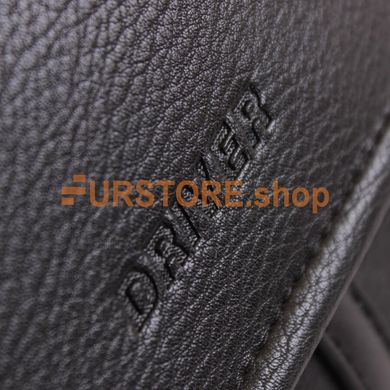 фотогорафия Портфель из искусственной кожи de esse DR19911-1070 Черный в магазине женской меховой одежды https://furstore.shop