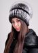 photo Женская шапка из натурального меха кролика РЕКС in the women's furs clothing web store https://furstore.shop
