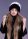 photo Меховая женская шапка из натурального меха белого песца in the women's furs clothing web store https://furstore.shop