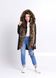 photo Black parka with fur of goldy polar fox in the women's furs clothing web store https://furstore.shop