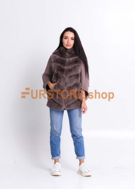 фотогорафія В'язана шуба з рексу в онлайн крамниці хутряного одягу https://furstore.shop
