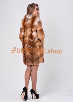 фотогорафия Шуба трансформер из лисы, натуральный мех в магазине женской меховой одежды https://furstore.shop
