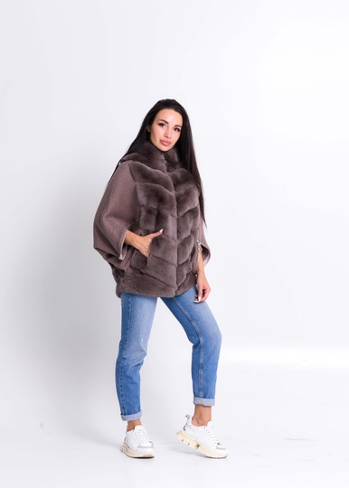 photographic Knitted rex rabbit fur coat in the women's fur clothing store https://furstore.shop