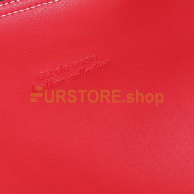 фотогорафия Сумка de esse L35047-5 Красная в магазине женской меховой одежды https://furstore.shop