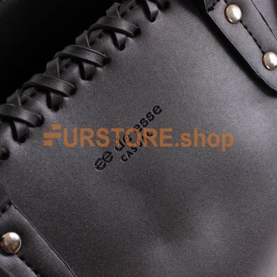 photographic Сумка de esse C21032-401 Черная in the women's fur clothing store https://furstore.shop
