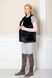 фото Бюджетна жилетка з чорного кролика в онлайн крамниці жіночого одягу https://furstore.shop